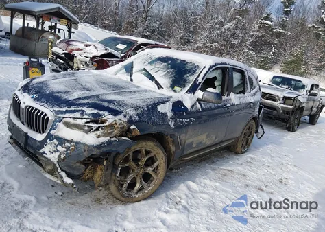 2023 BMW X3 xDrive30I z USA, uszkodzony, nr VIN 5UX53DP06P9N74195